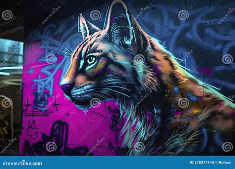 graffiti clip art bobcat